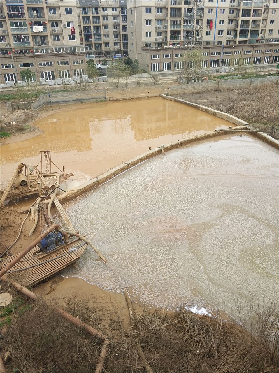 林州沉淀池淤泥清理-厂区废水池淤泥清淤